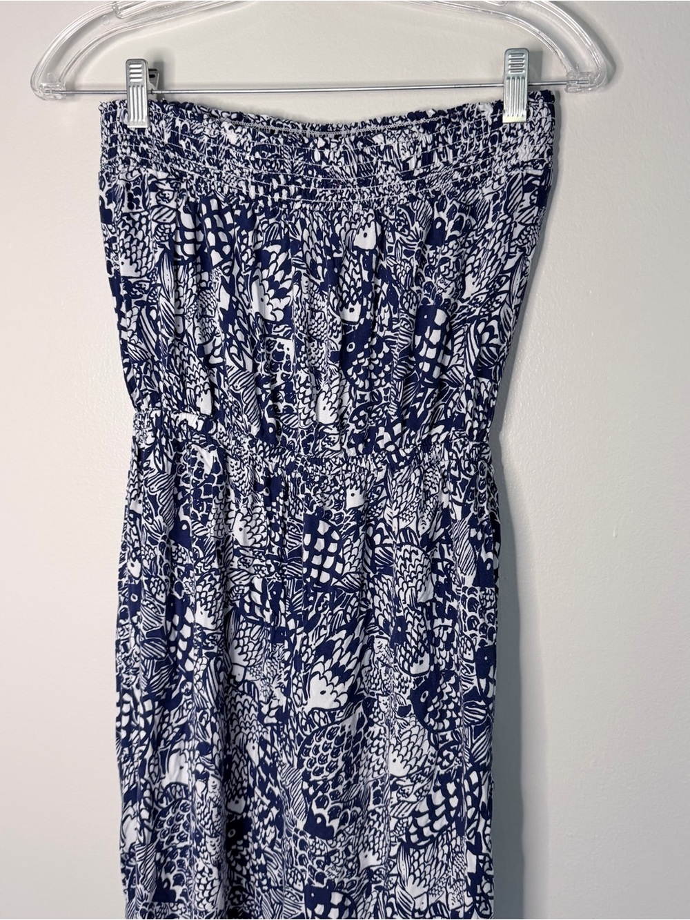 Lilly Pulitzer for Target Navy & White Printed Wide-Leg Jumpsuit Nautical - Picture 10 of 11